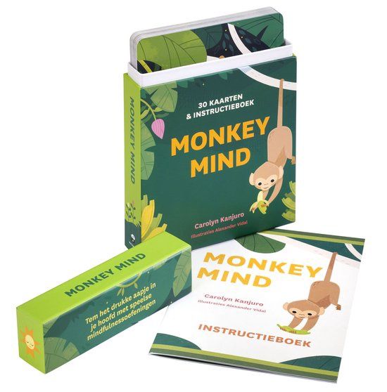 Kinder Kaartenset Monkey Mind - Carolyn Kanjuro