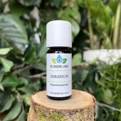 De Groene Linde - Geranium (Enkelvoudige) Etherische Olie 10ml