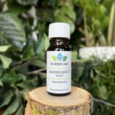 De Groene Linde - Sandelhout (Enkelvoudige) Etherische Olie 10ml