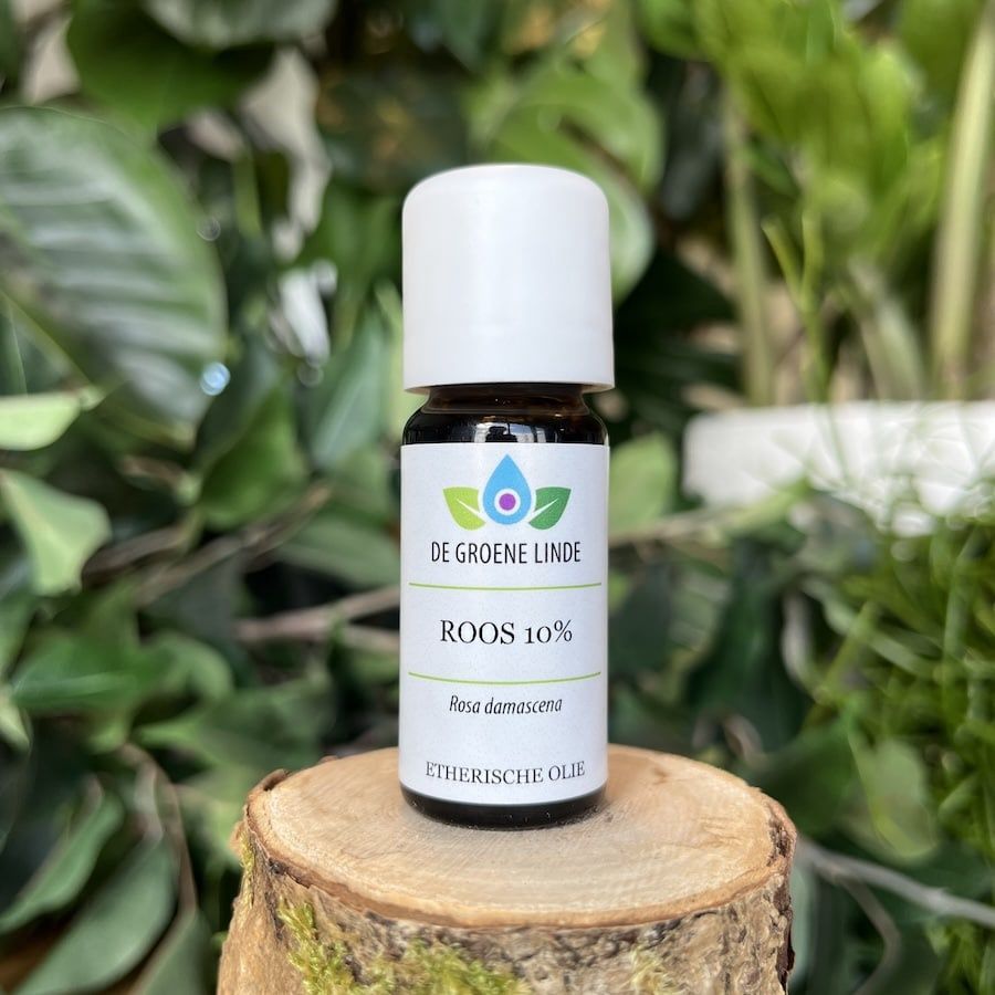 De Groene Linde - Roos 10% (Enkelvoudige) Etherische Olie 10ml