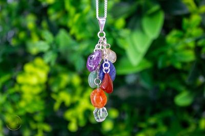 Chakra hanger zilver plated 925