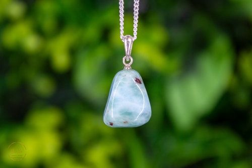 Larimar hanger zilver