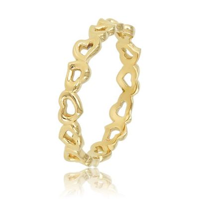 Hartjes ring goud - 3.5 mm - My Bendel
