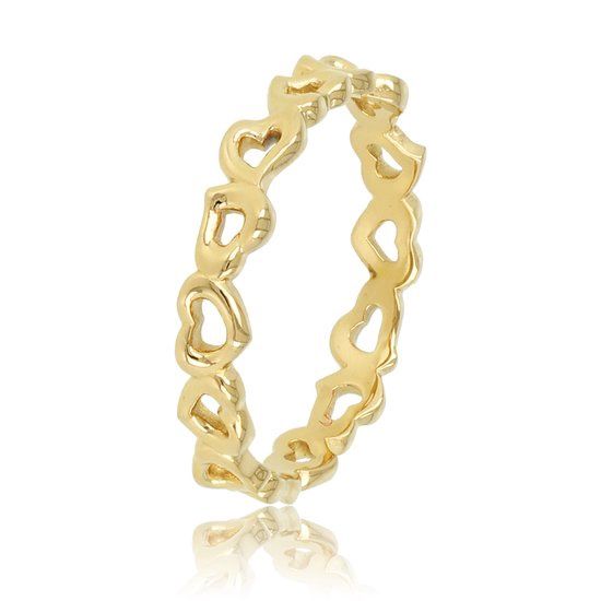 Hartjes ring goud - 3.5 mm - My Bendel