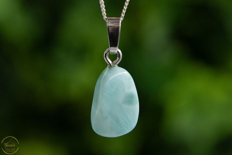 Larimar hanger A+ kwaliteit zilver - 2.63 gram