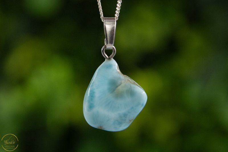 Larimar hanger A+ kwaliteit zilver -  3.85 gram
