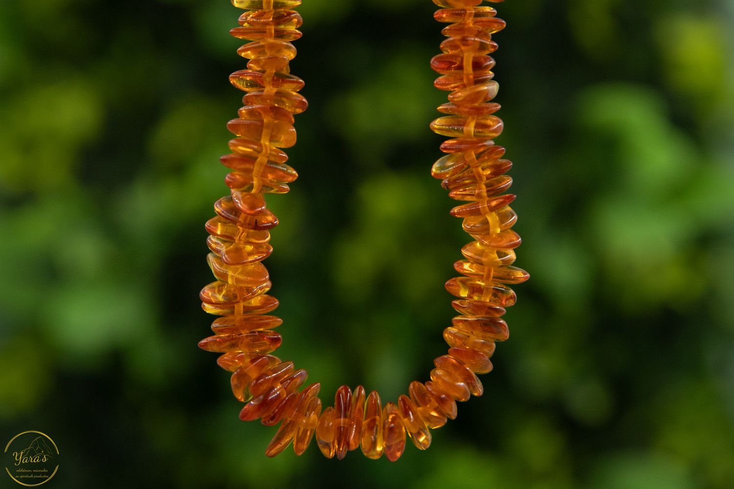 Barnsteen collier 55cm egaal