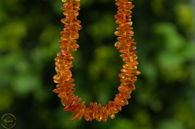 Barnsteen collier 55cm egaal