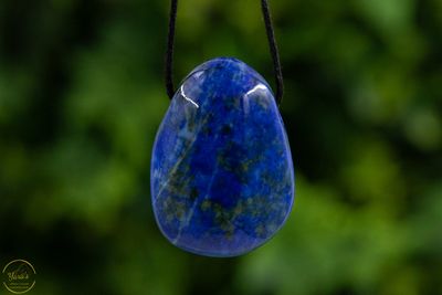 Lapis Lazuli hanger doorboord