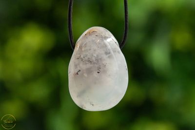 Dendriet opaal hanger doorboord