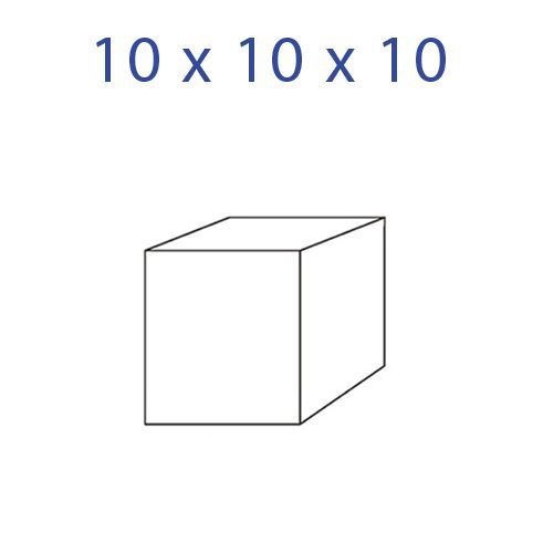 Acrylglas sokkel 10 x 10 x 10mm