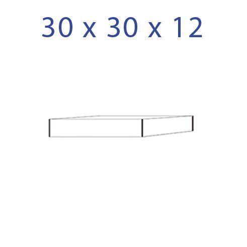 Acrylglas sokkel 30 x 30 x 12mm