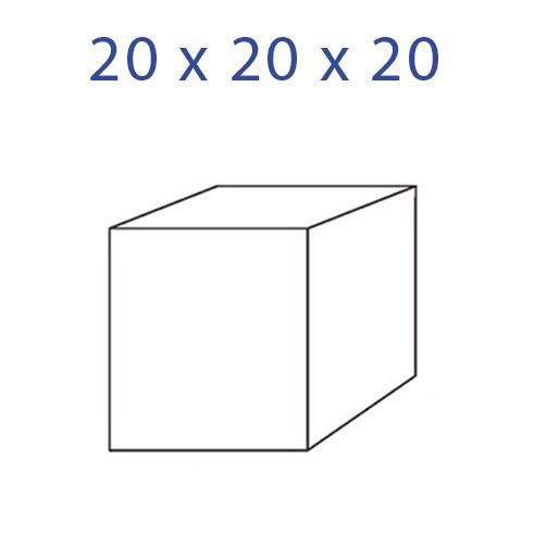 Acrylglas sokkel 20 x 20 x 20mm