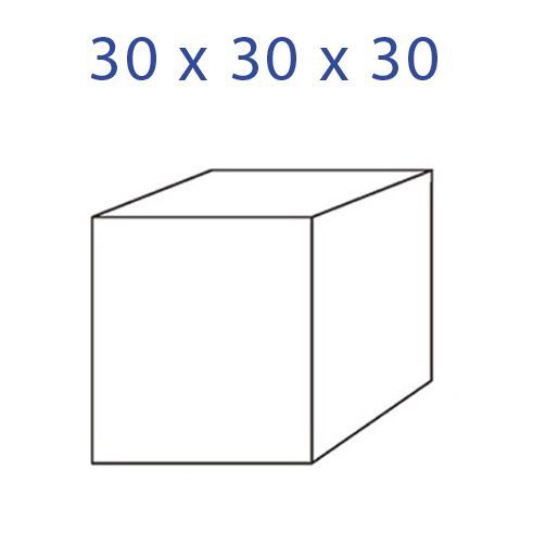 Acrylglas sokkel 30 x 30 x 30mm