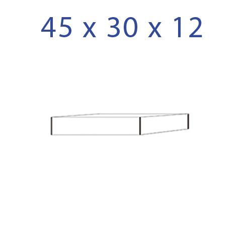 Acrylglas sokkel 45 x 30 x 12mm