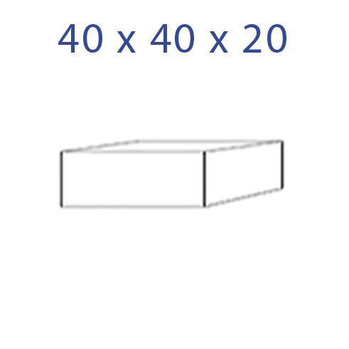 Acrylglas sokkel 40 x 40 x 20mm