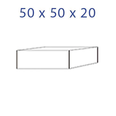 Acrylglas sokkel 50 x 50 x 20mm