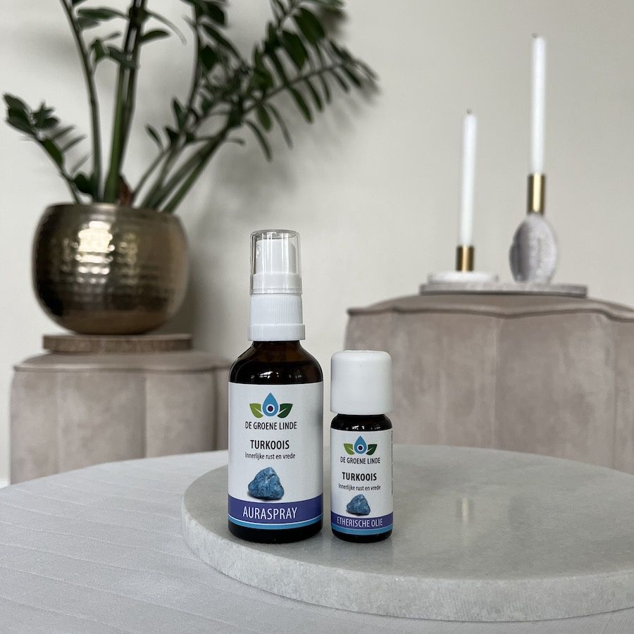 De Groene Linde - Turkoois (Kristallen Lijn), Variant: Auraspray 50ml