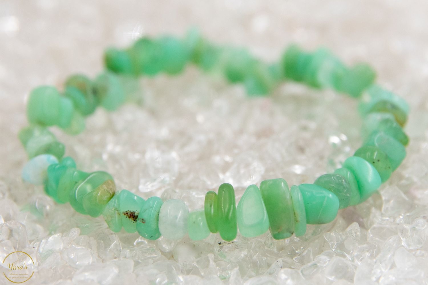 Chrysopraas armband split