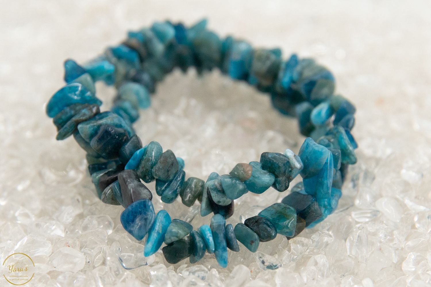 Blauwe Apatiet armband split
