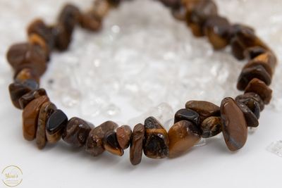 Tijgeroog armband split