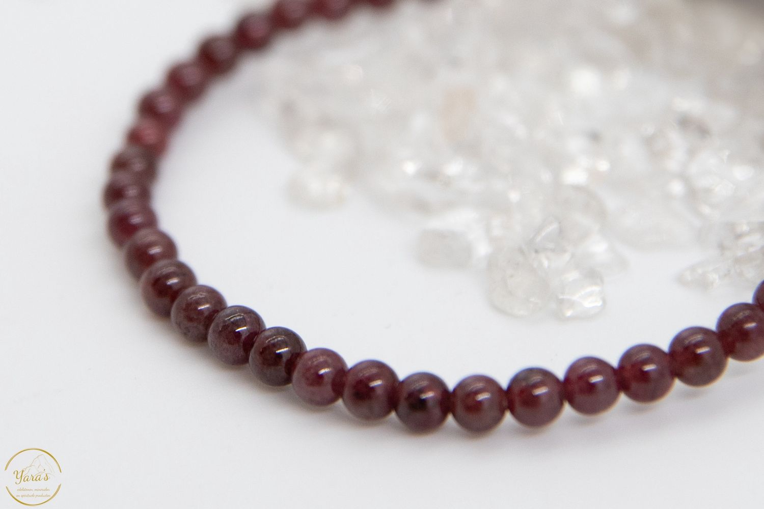 Granaat Armband 4mm