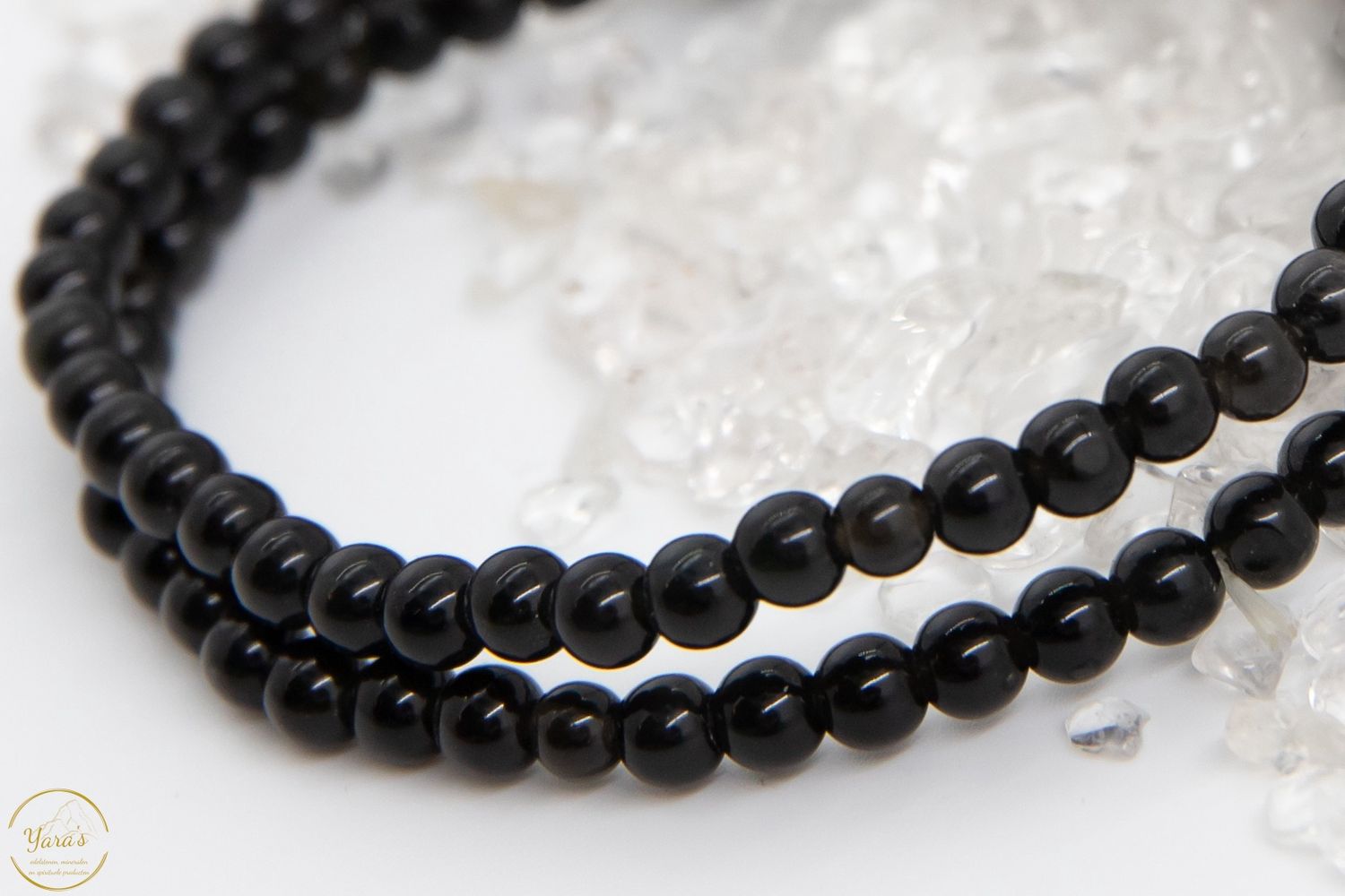 Regenboog Obsidiaan Armband 4mm