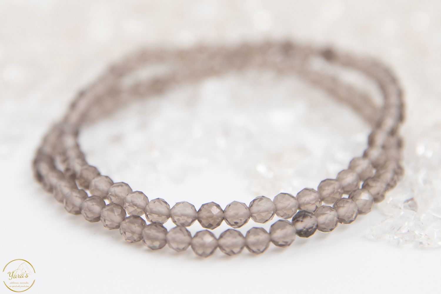 Rookkwarts Armband Facet 4mm