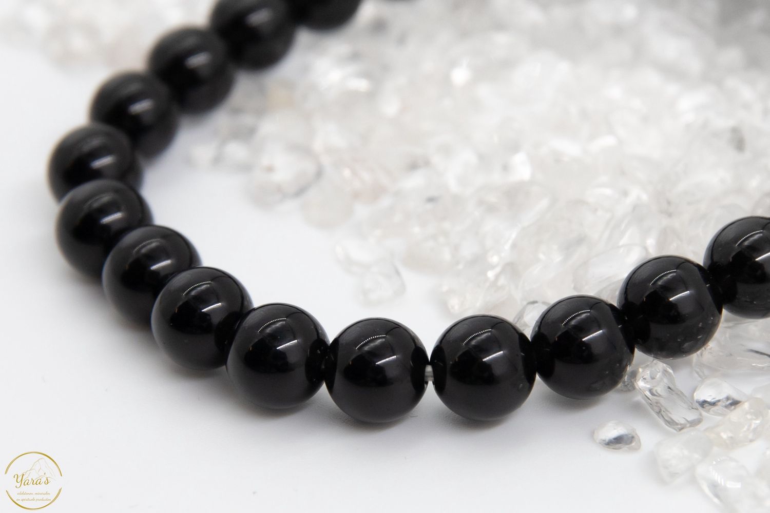 Zwarte Obsidiaan Armband 8mm