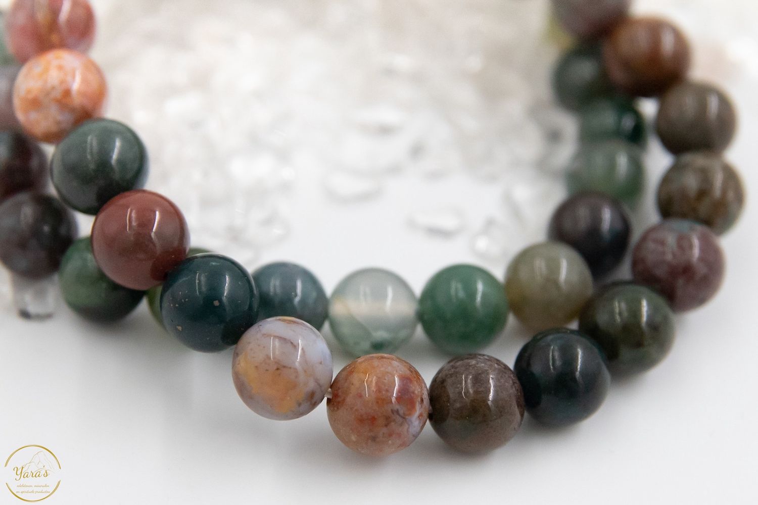 India Agaat Armband 8mm