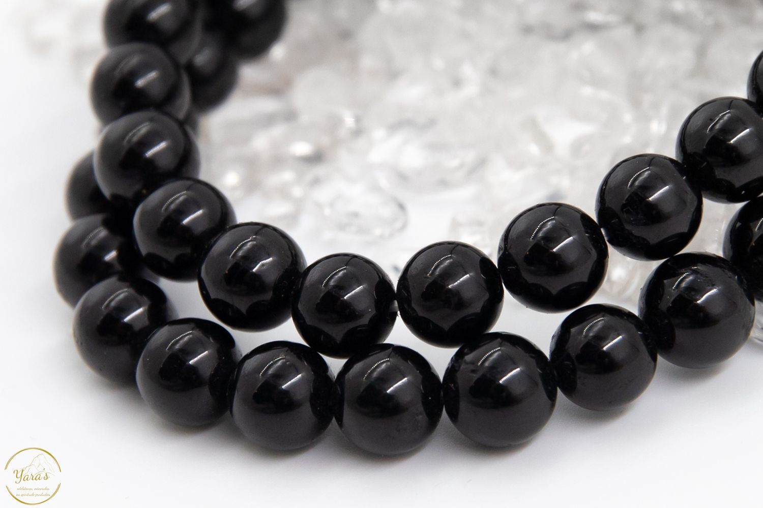 Zwarte Toermalijn Armband 8mm
