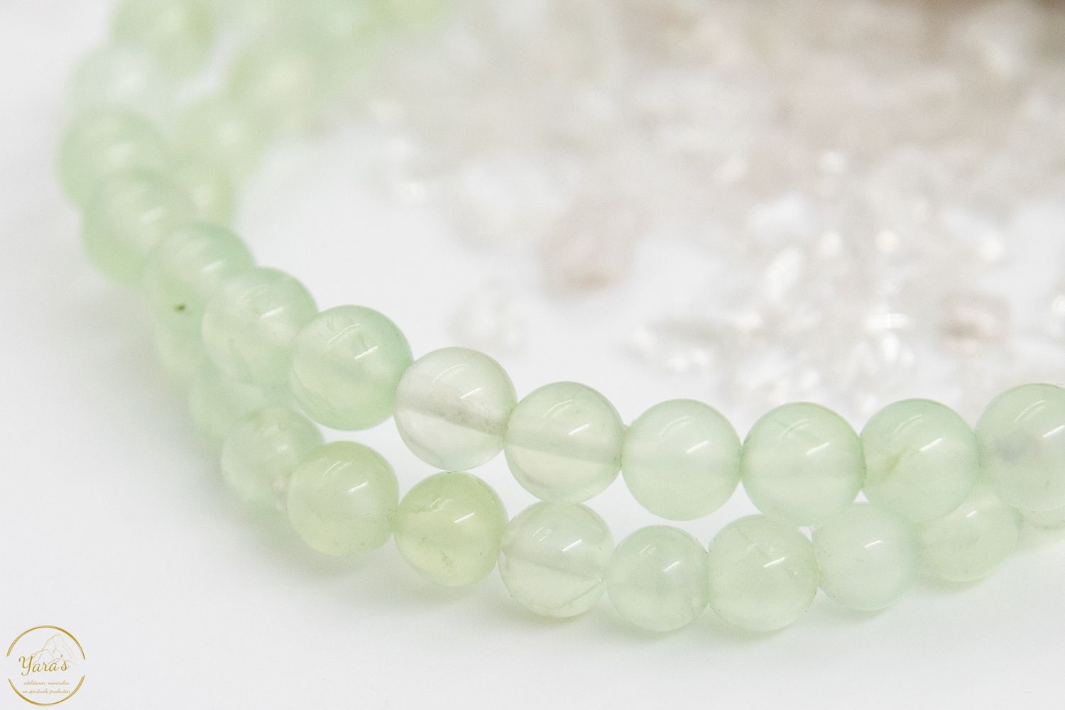 Prehniet Armband 6mm
