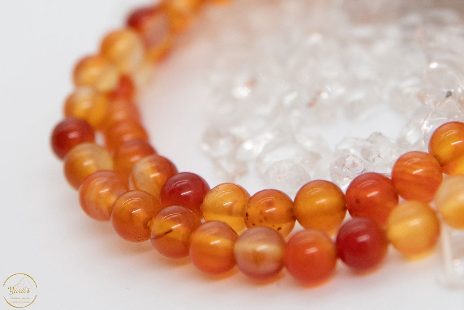Carneool Armband 6mm Brazilië