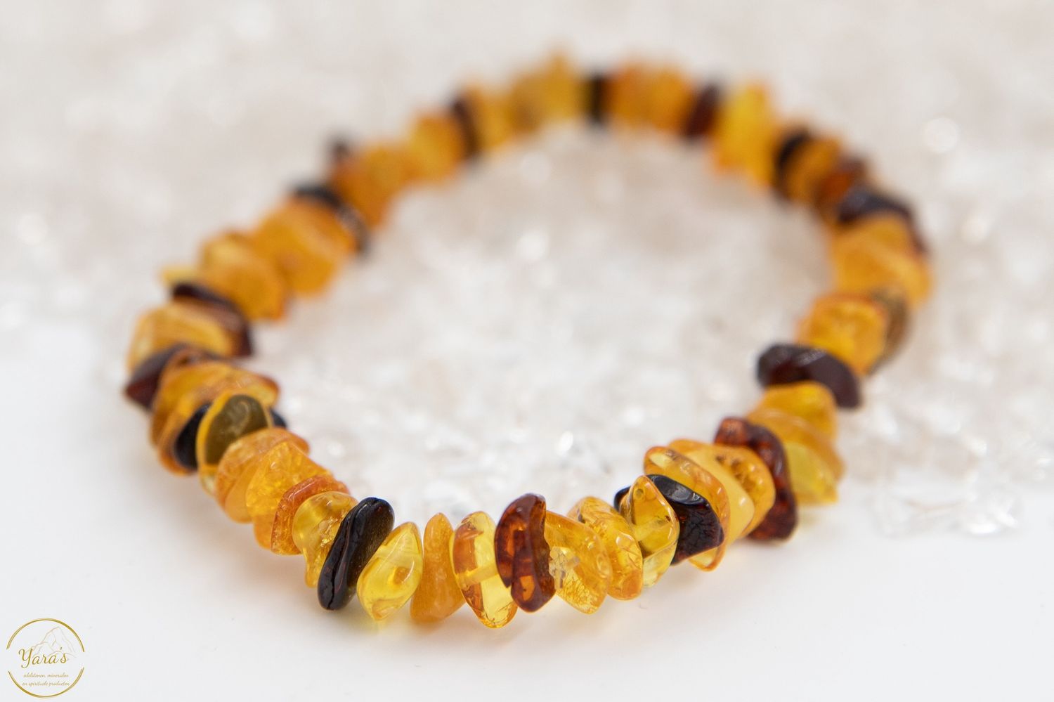Jip&#39;s Barnsteen Armband gemeleerd