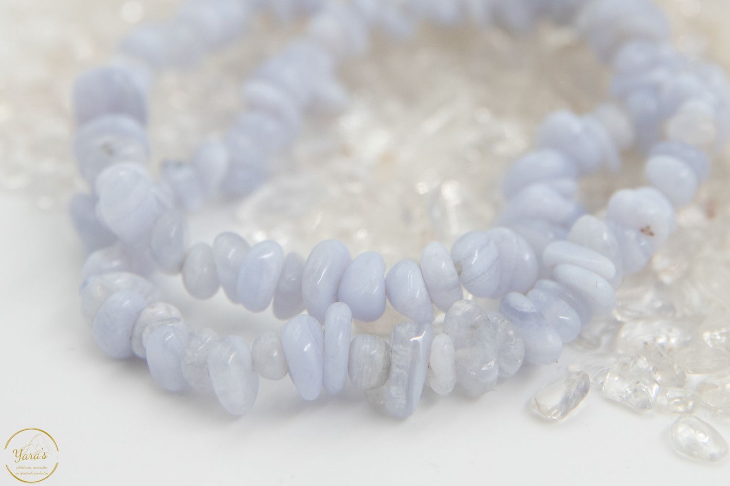 Jip&#39;s blue lace agaat Armband Namibië