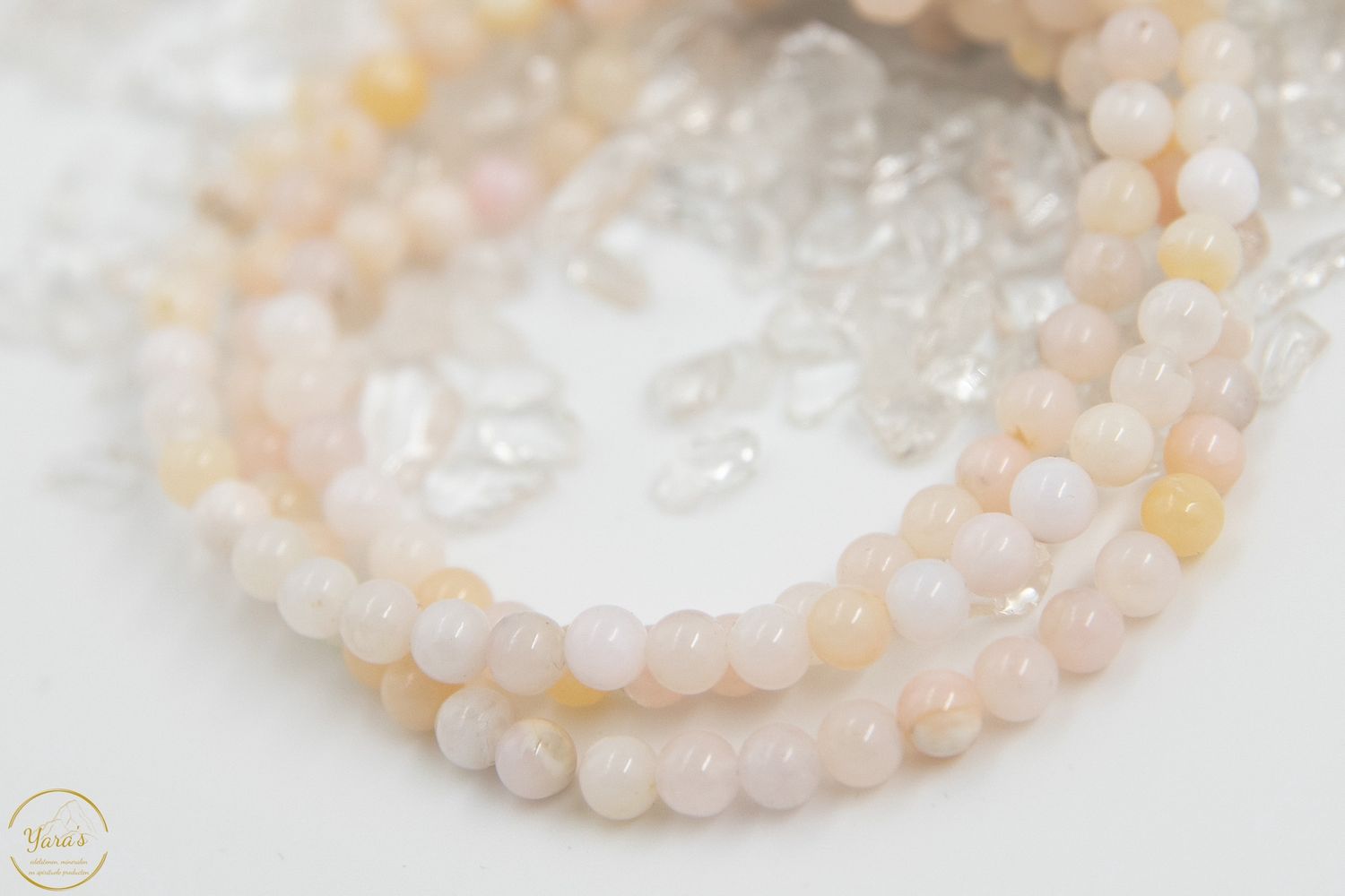 Jip&#39;s Roze Opaal Armband 4mm