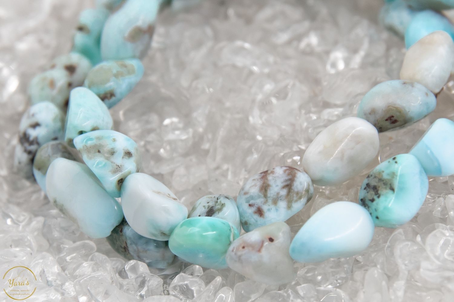 Larimar freeform armband  A+ kwaliteit