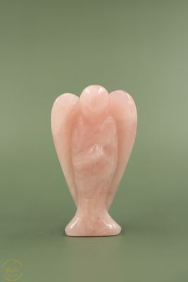 Rozenkwarts engel 10cm - 191 gram