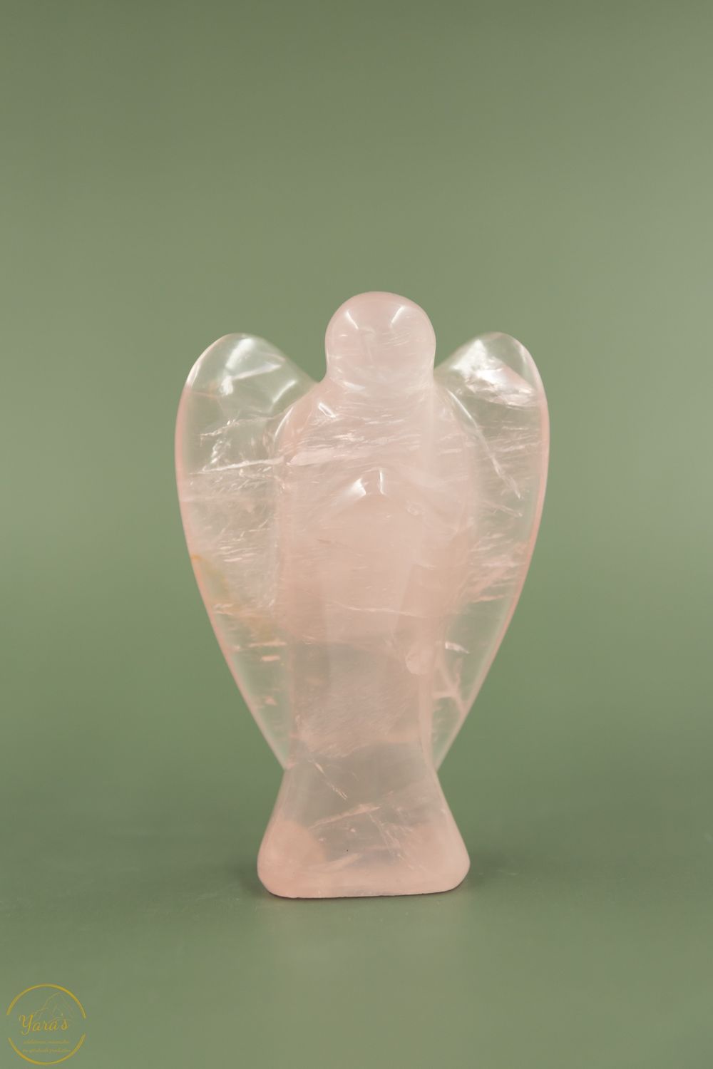 Rozenkwarts engel 10cm - 228 gram