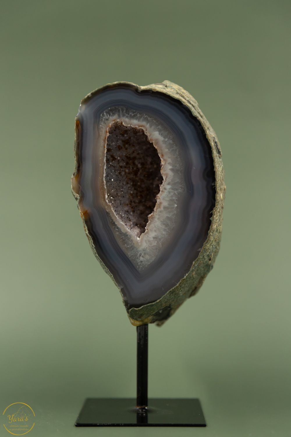 Agaat op standaard - 926 gram
