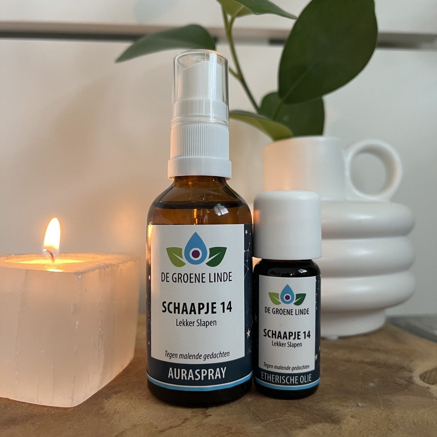 De Groene Linde - Schaapje 14 (Lekker Slapen), Variant: Auraspray 50ml