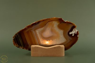 Agaat schijf - 104 gram
