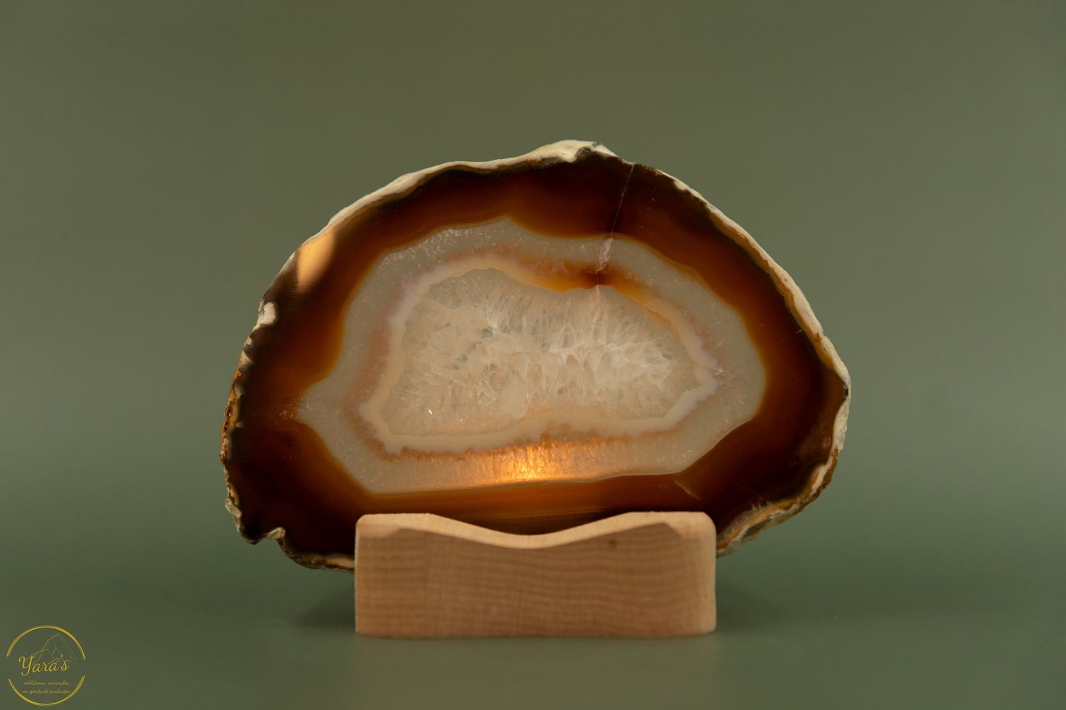 Agaat schijf - 150 gram