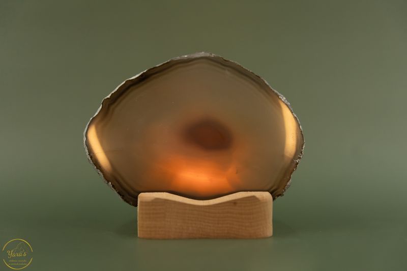 Agaat schijf - 112 gram