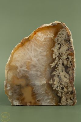 Agaat geode theelichthouder - 1.68 kg