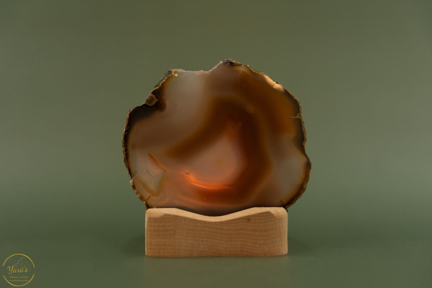 Agaatschijf Klein-98 gram
