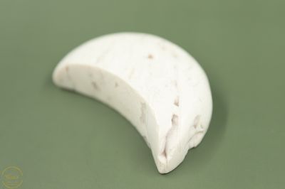 Witte pluim agaat maan- 218 gram