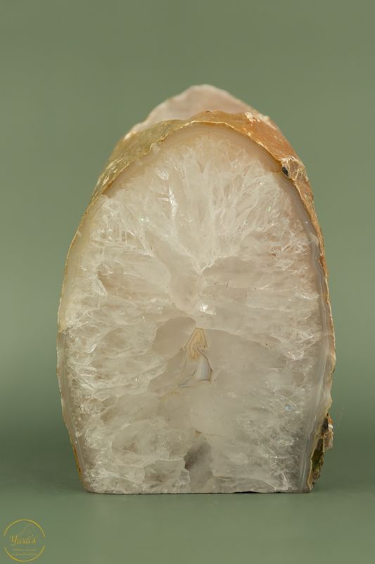 Agaat geode theelichthouder - 1.39  kg