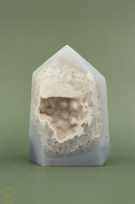 Druzy agaat punt Brazilië 527 gram