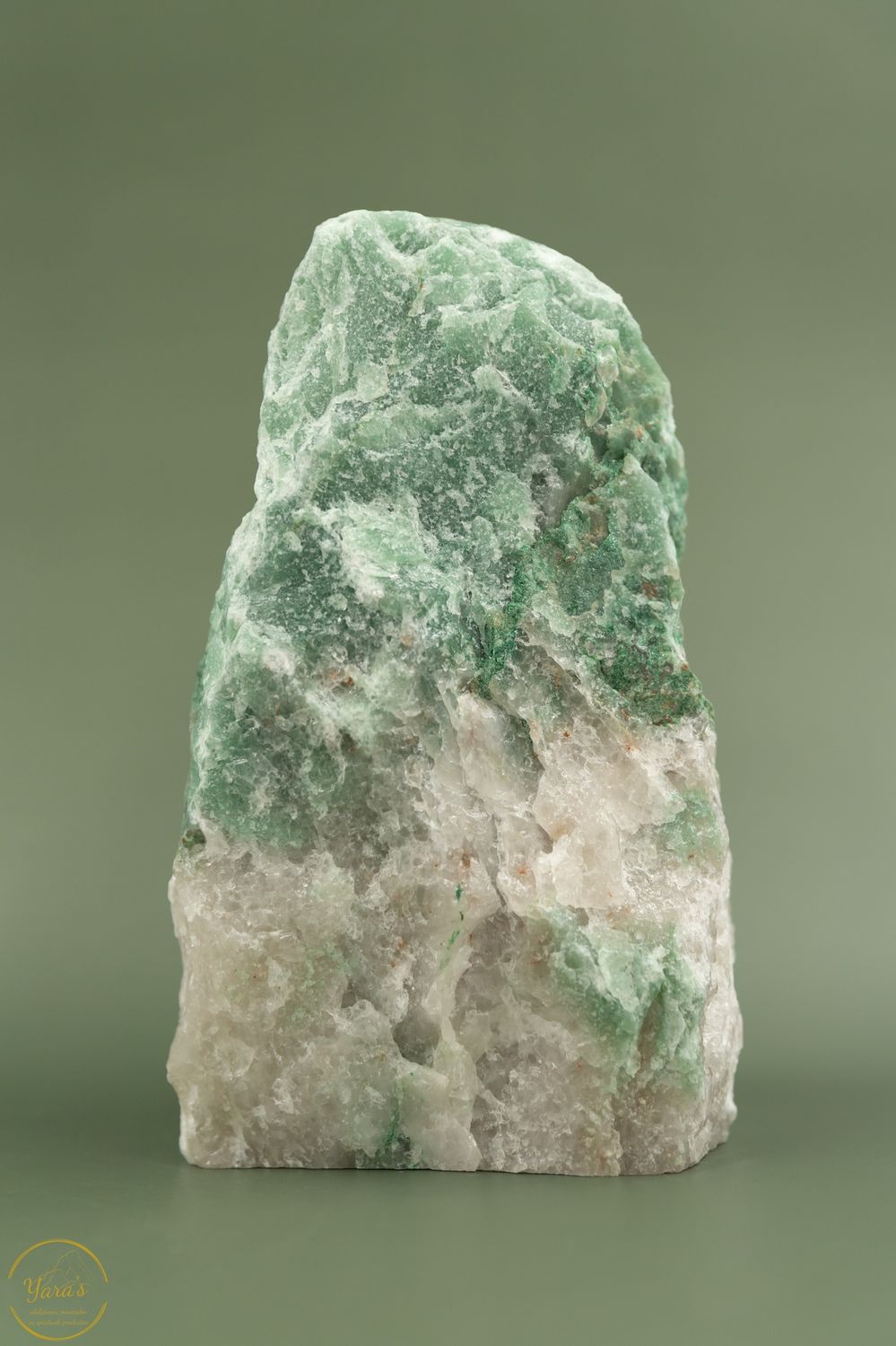 Groene kwarts/Aventurijn lamp ruw - 3.07 kg